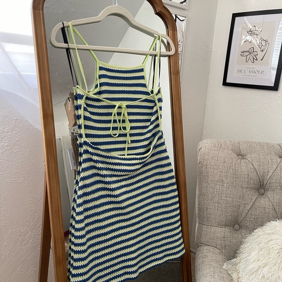 HYFVE Double Zero NWT Striped Mini Dress. - Picture 6 of 7